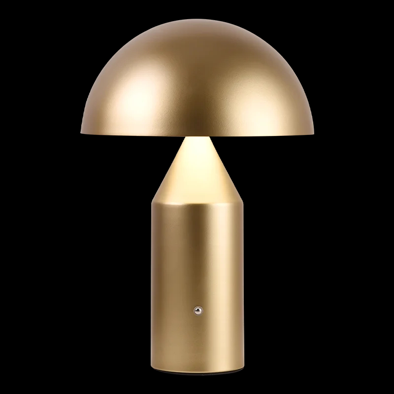 Lampe design champignon dorée tactile – Image 12