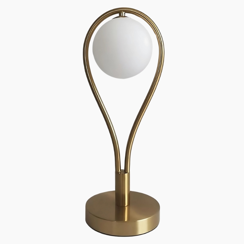 Lampe de bureau minimaliste au design ovale