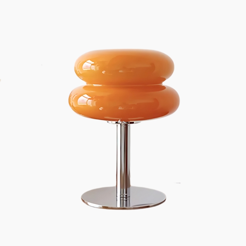 Lampe de bureau orange de style champignon et moderne – Image 5