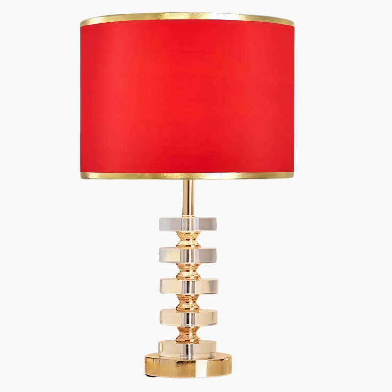 Lampe de chevet dorée en cristal – Image 8