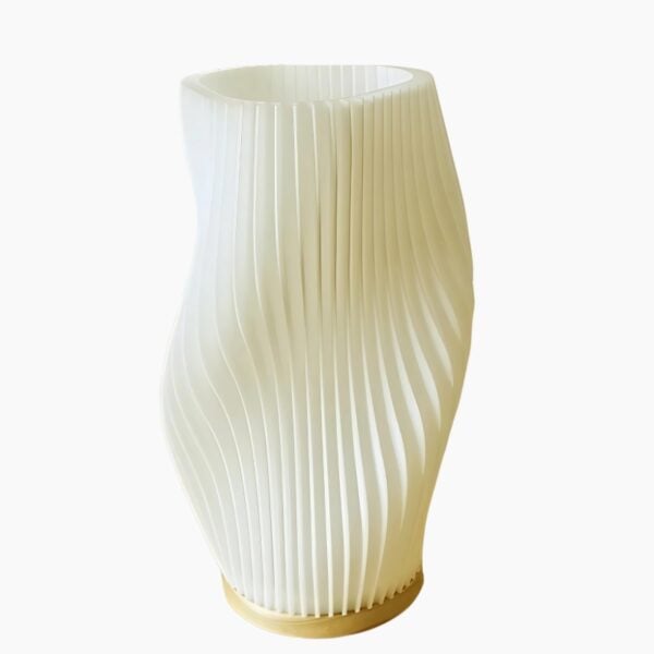 Lampe de chevet en forme de vase asymétrique
