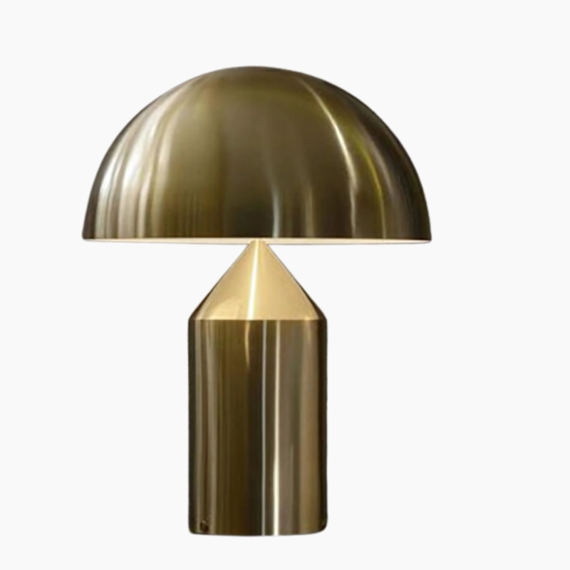 Lampe design champignon dorée tactile – Image 9