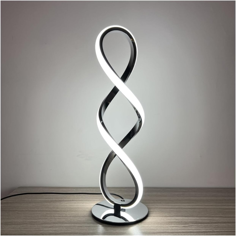 Lampe de chevet forme spirale moderne – Image 8
