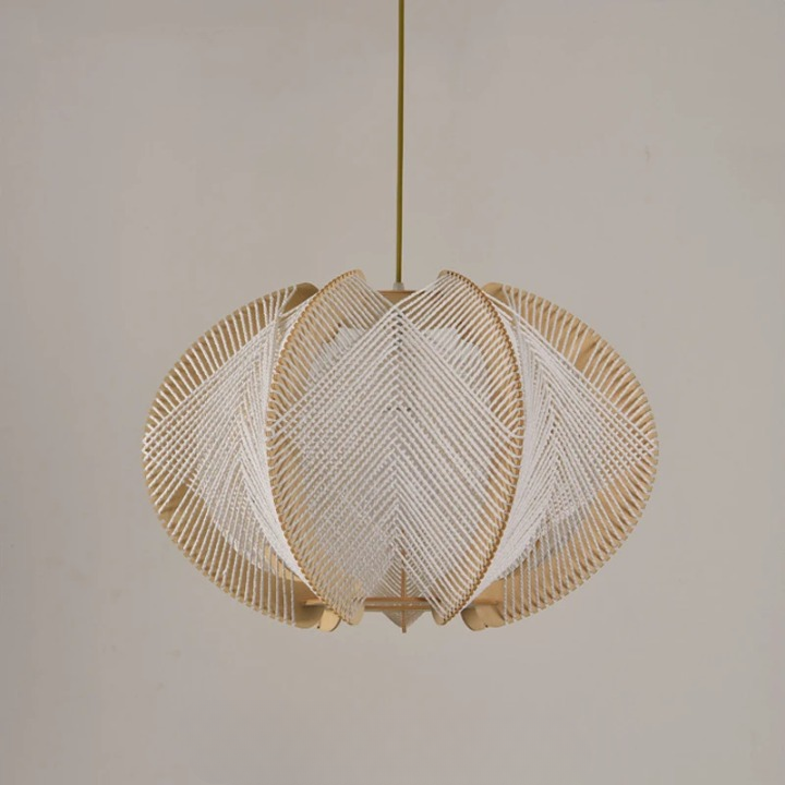 Suspension luminaire en bois design de caractère – Image 5