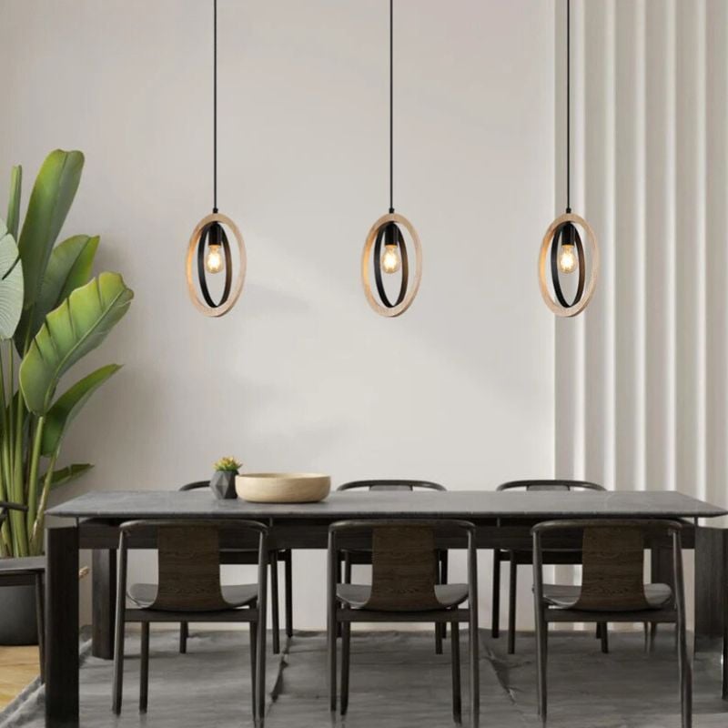 Suspension design et moderne en bois – Image 2