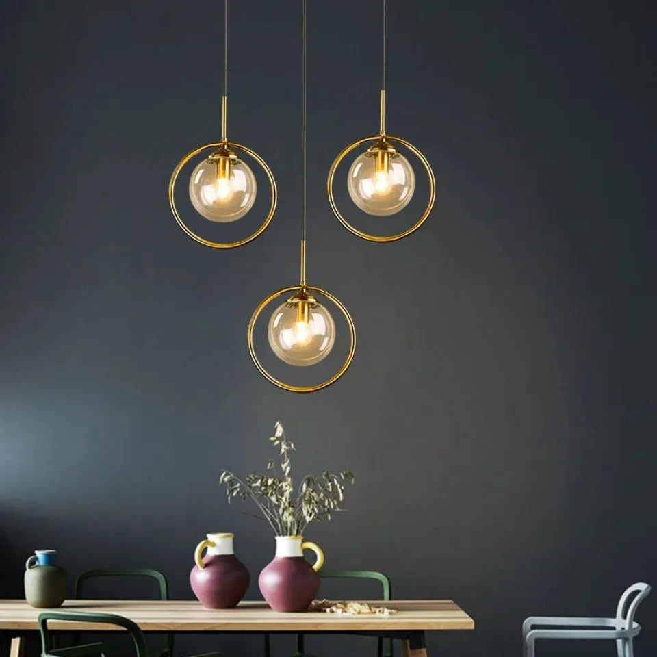 Suspension moderne et design en verre solide – Image 3