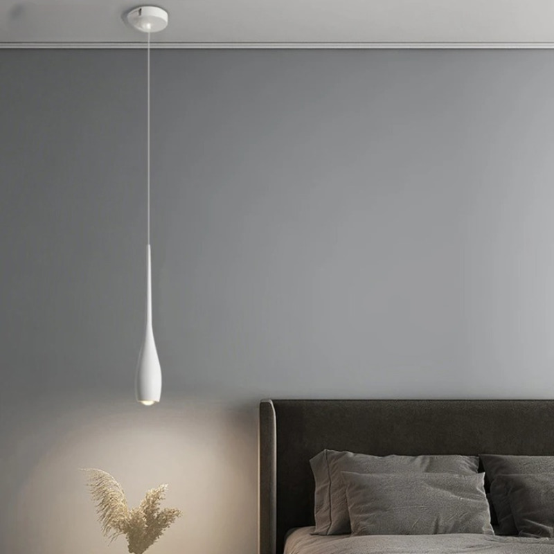 Suspension moderne en forme de quille blanche – Image 6