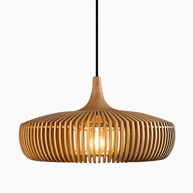 Suspension bambou style japonais zen et minimaliste