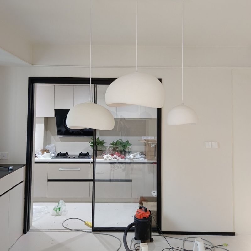 Suspension luminaire blanche design contemporain et durable – Image 13