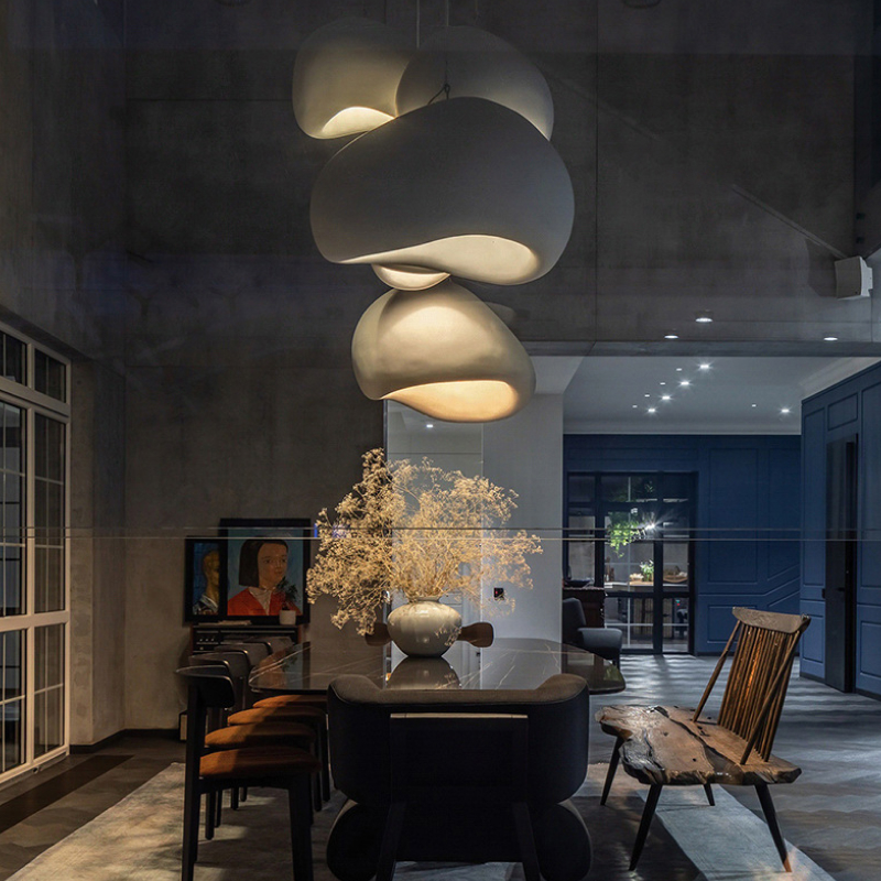 Suspension luminaire blanche design contemporain et durable – Image 10