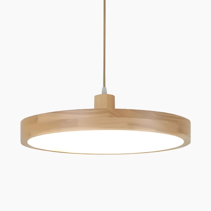 Suspension design et décorative en bois