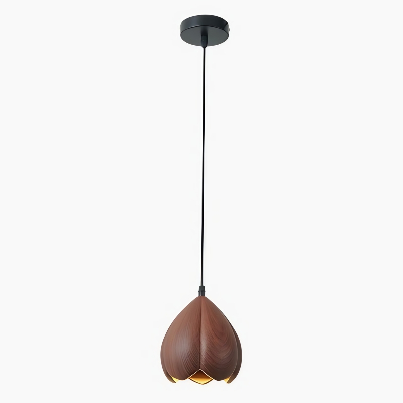 Suspension design et naturelle en bois – Image 6