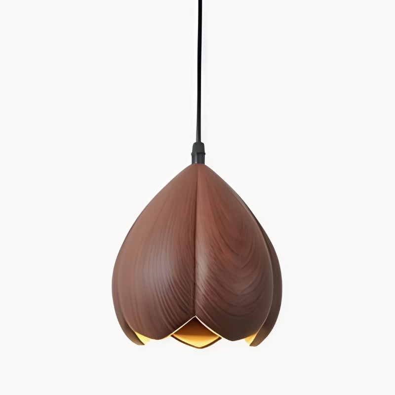 Suspension design et naturelle en bois