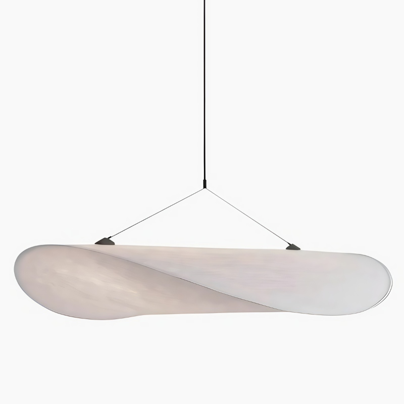 Suspension luminaire aérienne moderne et design en soie