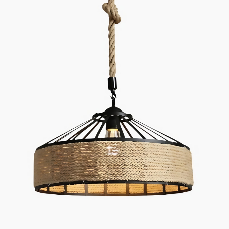 Suspension luminaire style industriel vintage et rétro