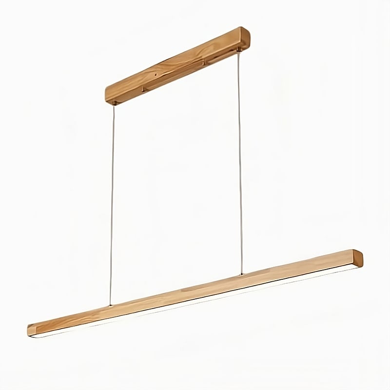 Suspension moderne en bois au design minimaliste