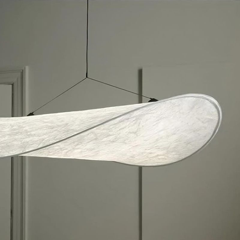 Suspension luminaire aérienne moderne et design en soie – Image 5