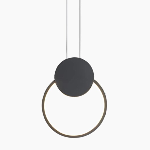 Suspension scandinave ronde au design moderne