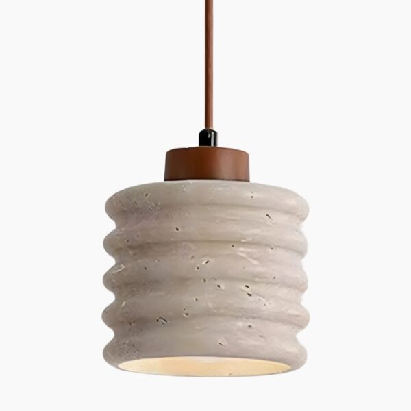 Suspension vintage et rétro en pierre robuste