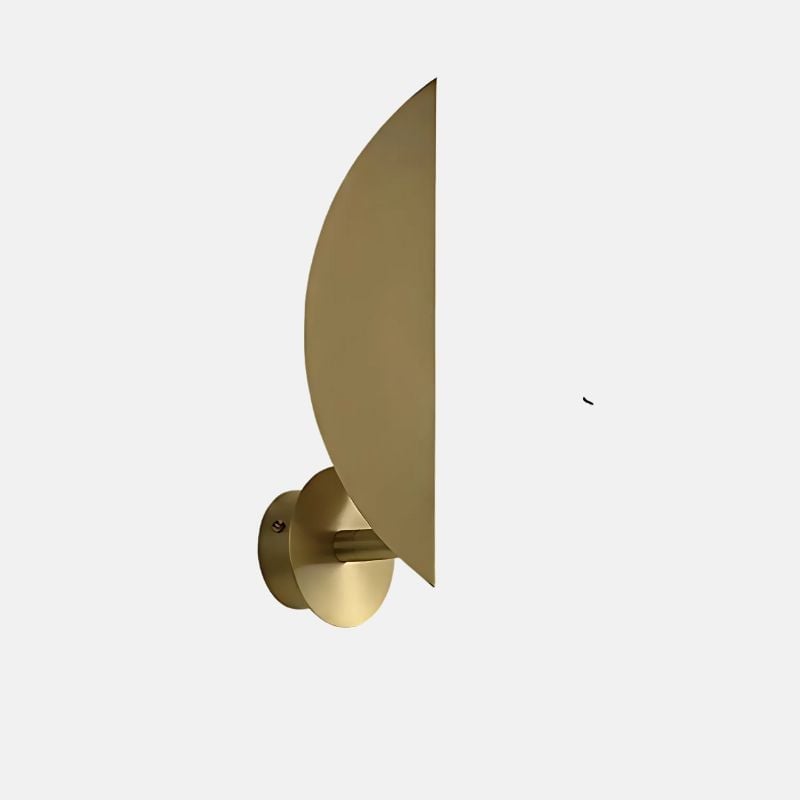 Applique murale LED design en forme de feuille dorée – Image 6
