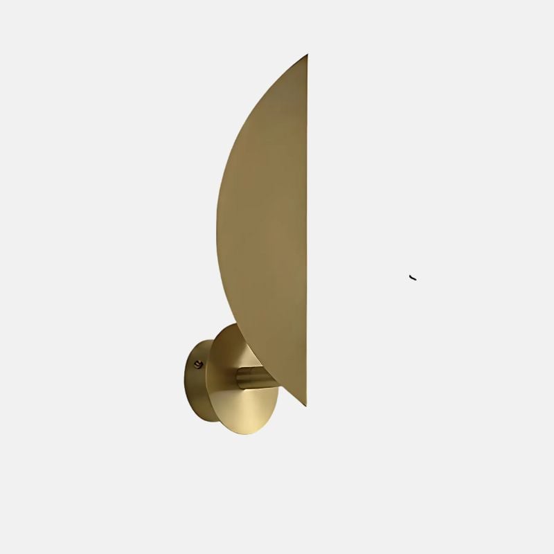 Applique murale LED design en forme de feuille dorée – Image 8
