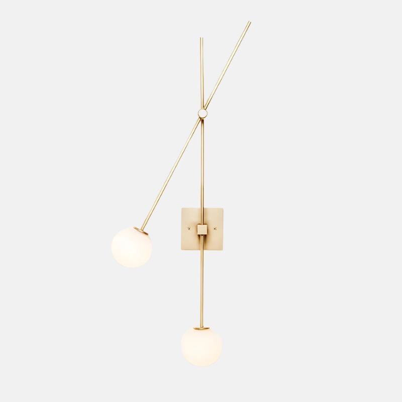Applique murale LED minimaliste avec deux tiges croisées – Image 6