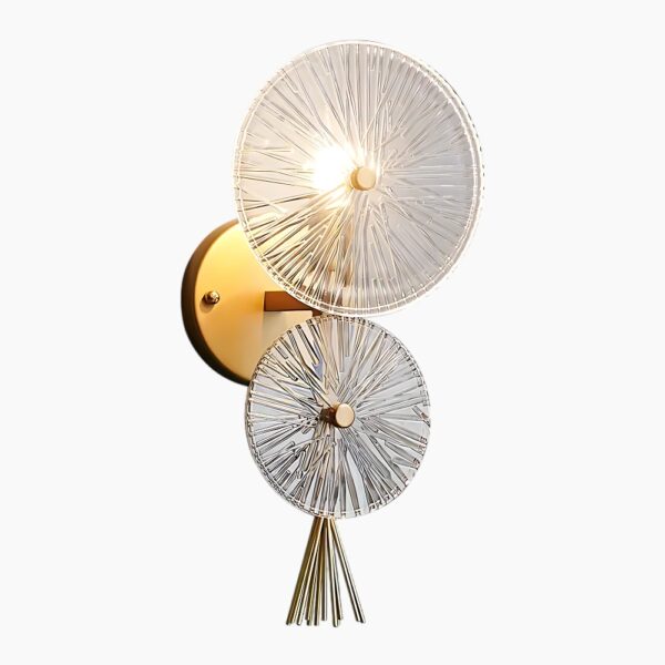 Applique murale LED ronde créative et artistique