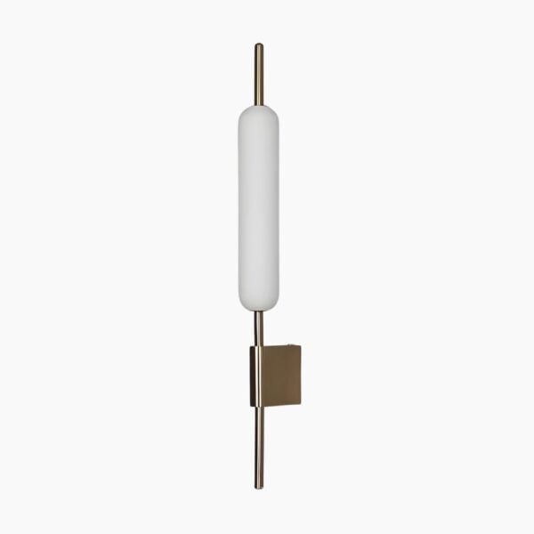 Applique murale LED dorée élégante et polyvalente