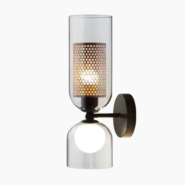 Applique murale LED moderne et créative en verre