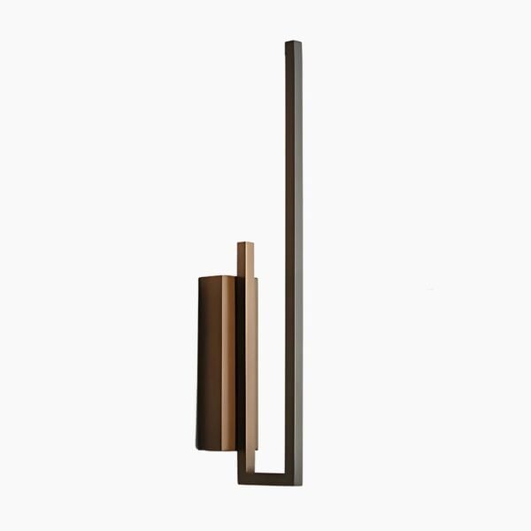 Applique murale LED moderne et minimaliste en cuivre