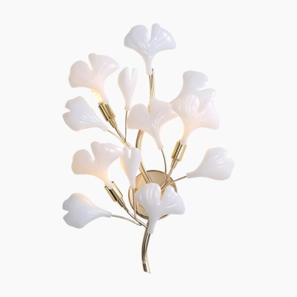 Applique murale LED sophistiquée en forme de fleur
