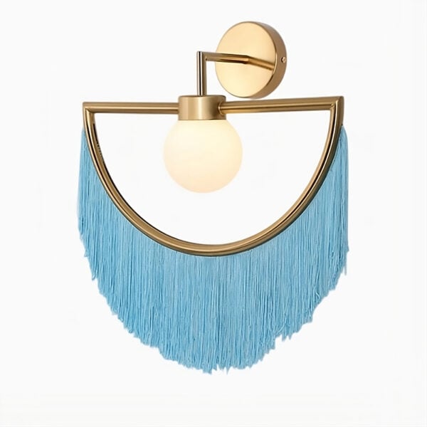 Applique murale LED bleue originale et raffinée