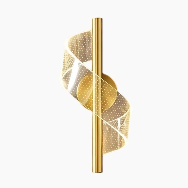 Applique murale LED moderne en forme de spirale