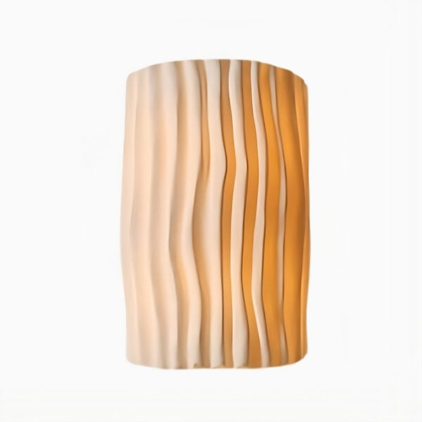 Applique murale LED moderne en résine orange