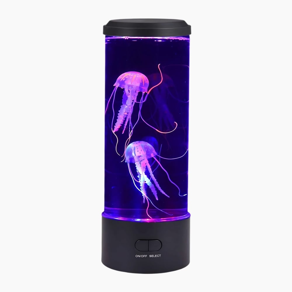 Lampe à lave en forme de méduse