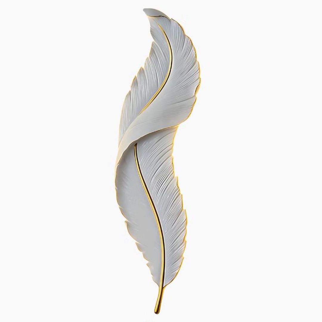 Applique murale LED en forme de plume – Image 6