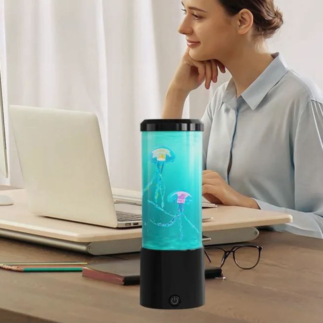Lampe à lave en forme de méduse – Image 2