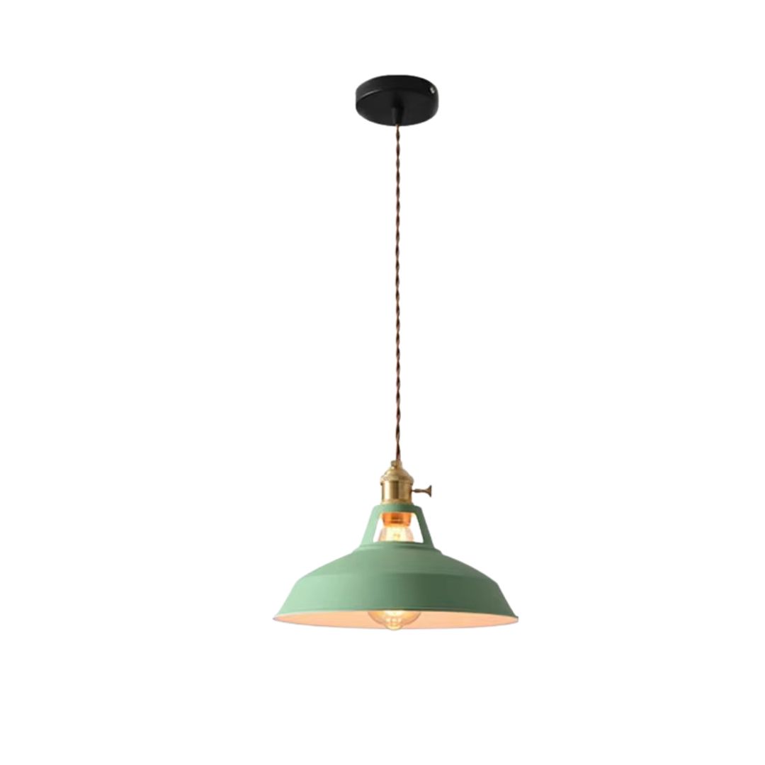 Suspension en fer coloré design vintage – Image 4