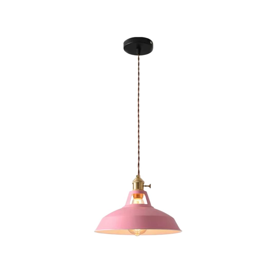 Suspension en fer coloré design vintage – Image 6