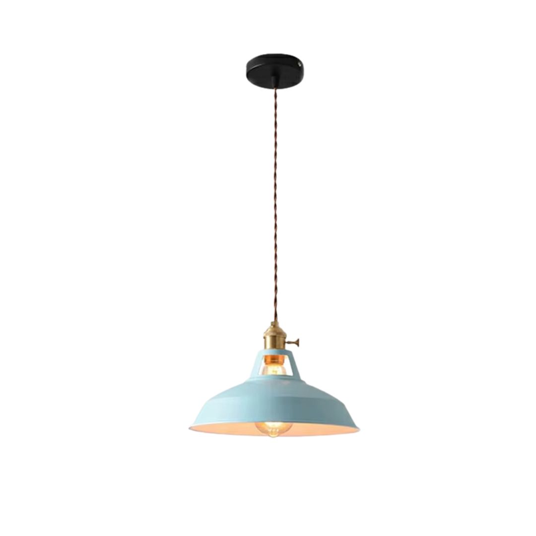 Suspension en fer coloré design vintage – Image 8
