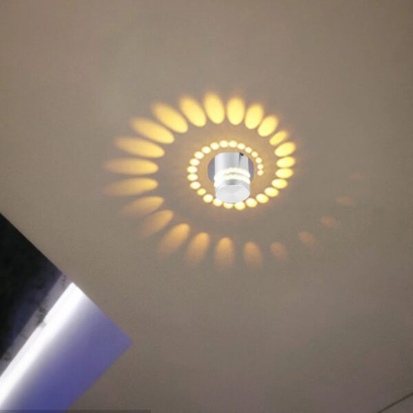 Applique Murale LED Design Circulaire en Aluminium