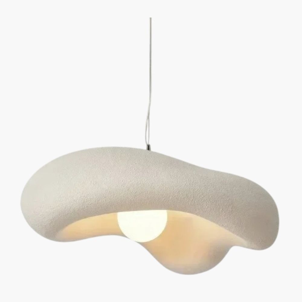 Lustre suspendu Japandi en résine