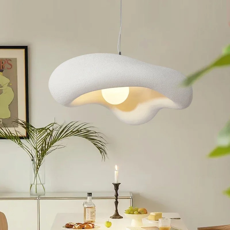 Lustre suspendu Japandi en résine